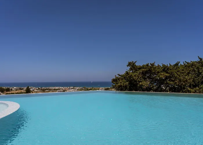 Villa Seaview The Infinite With Private Pool, Bbq & Ping Pong, 1,5km From Rethymno (Crete)