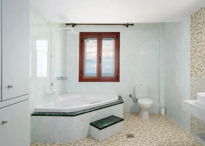 Seaview The Infinite With Private Pool, Bbq & Ping Pong, 1,5km From Villa Rethymno