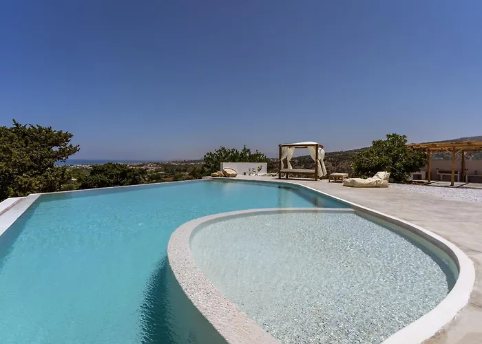 Seaview The Infinite With Private Pool, Bbq & Ping Pong, 1,5km From Rethymno
