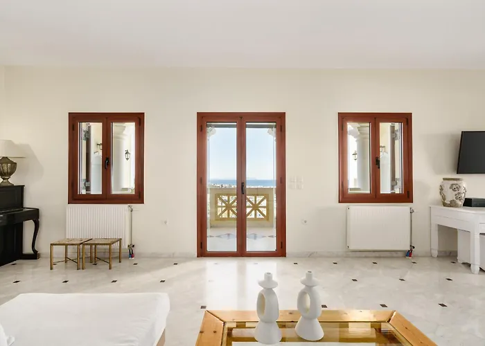 Seaview The Infinite With Private Pool, Bbq & Ping Pong, 1,5km From * Rethymno